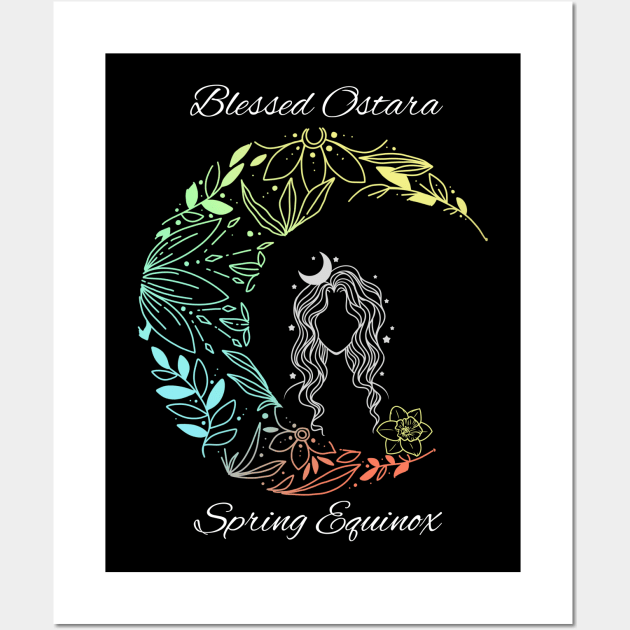 Blessed Ostara - Spring Equinox Wall Art by AtHomeNinjaKeisha